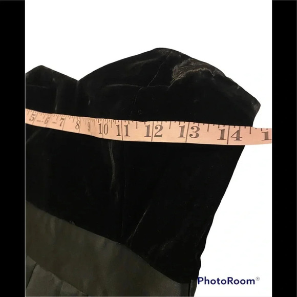 Theory Chanessa Strapless Velvet Top Mini Dress Sz 0 - Picture 8 of 11